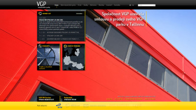 Webové stránky VGP